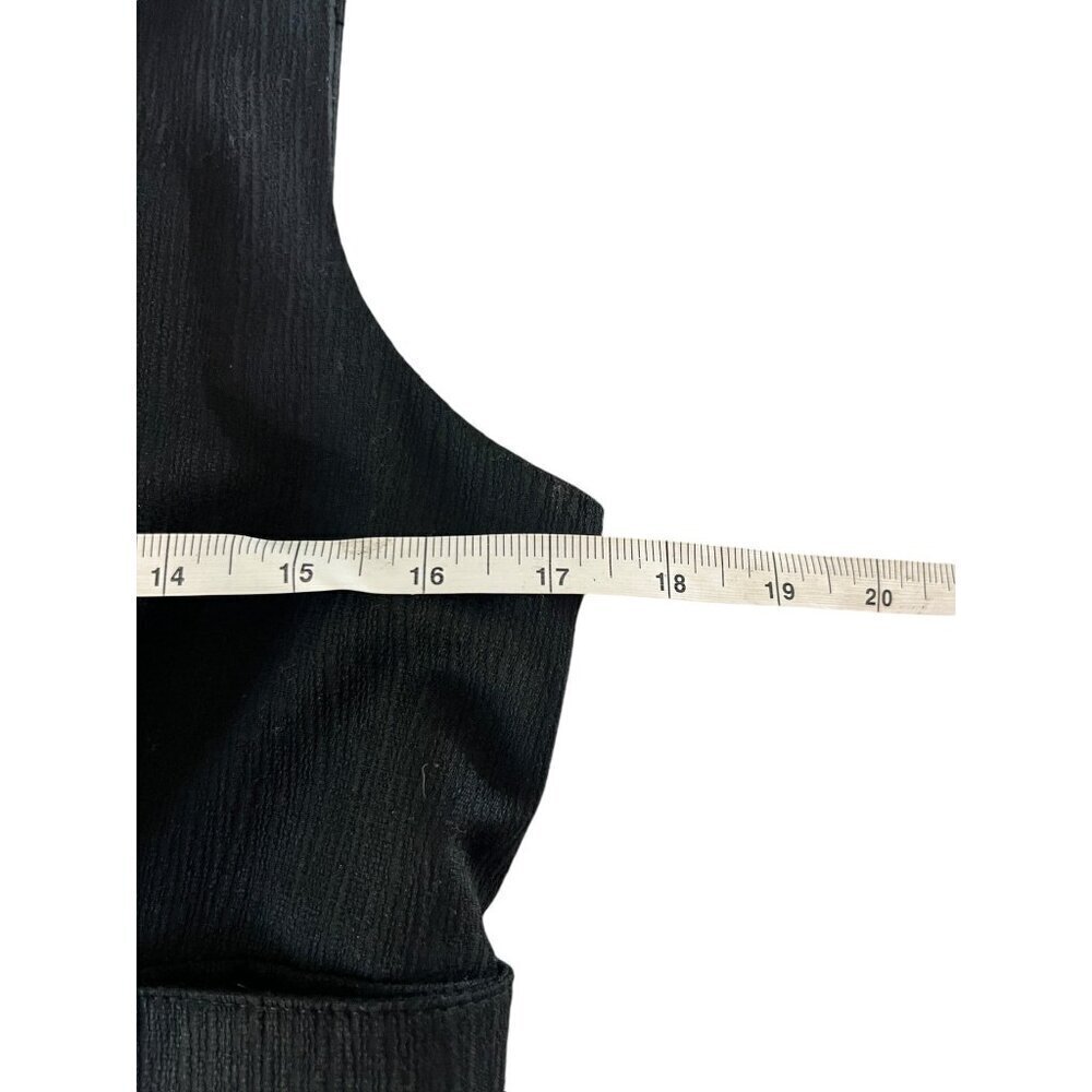 Kasper Women's Long Black Ruffle Bottom Dress - Picture 4 of 5
